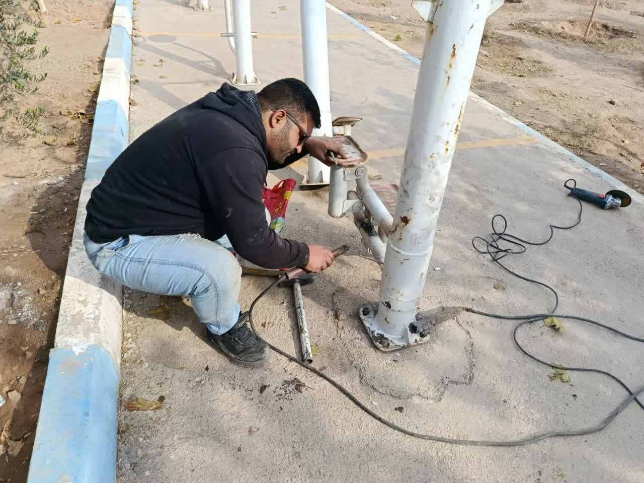 شهردار فرون آباد: تعمیر وسایل تندرستی بوستان ها انجام شد