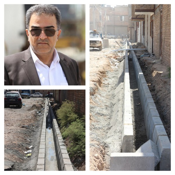  ادامه طرح جدول گذاری در مسکن مهر امین شهر فرون آباد