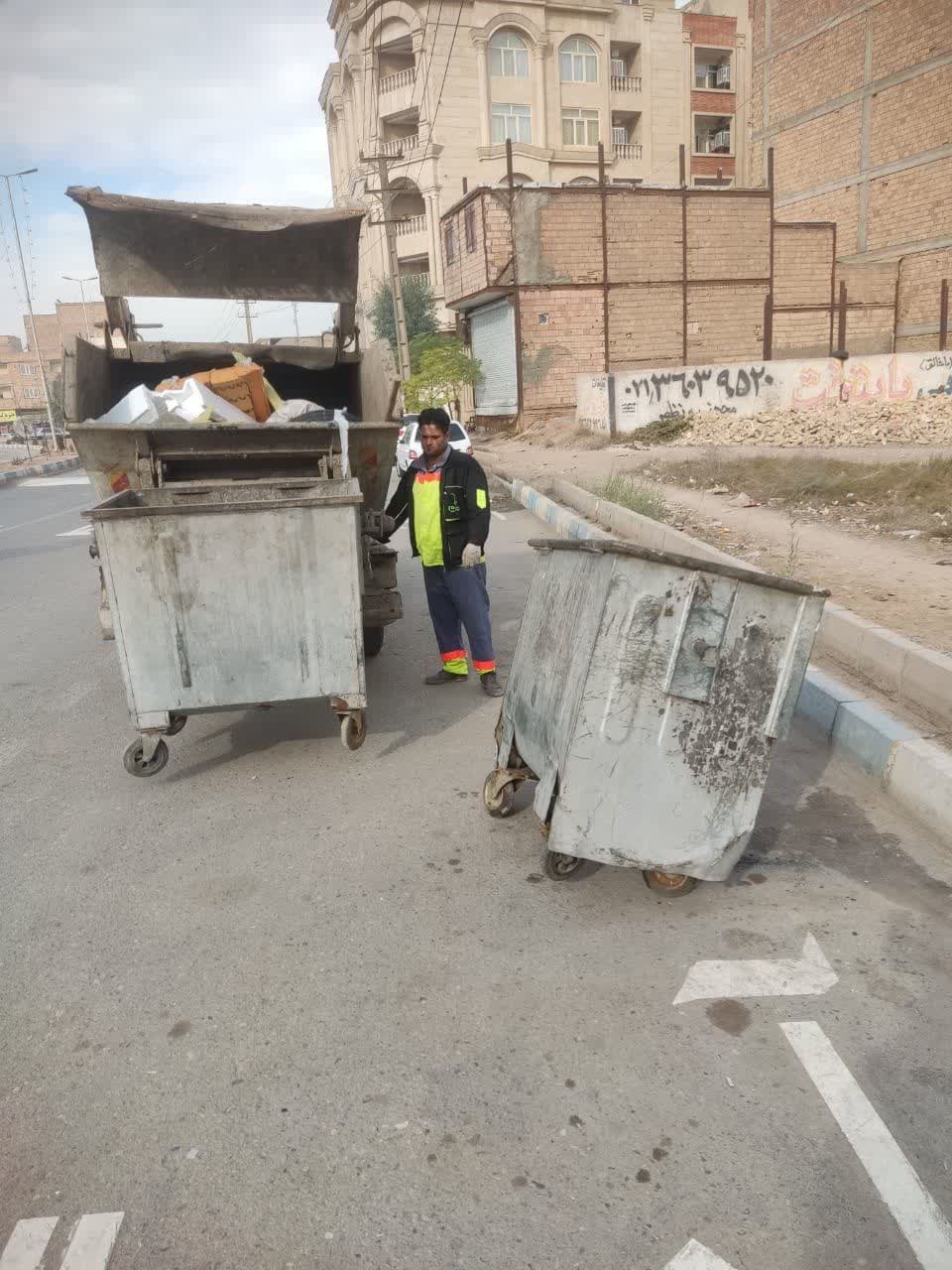 جانمایی باکس های جدید زباله در سطح شهر فرون آباد 