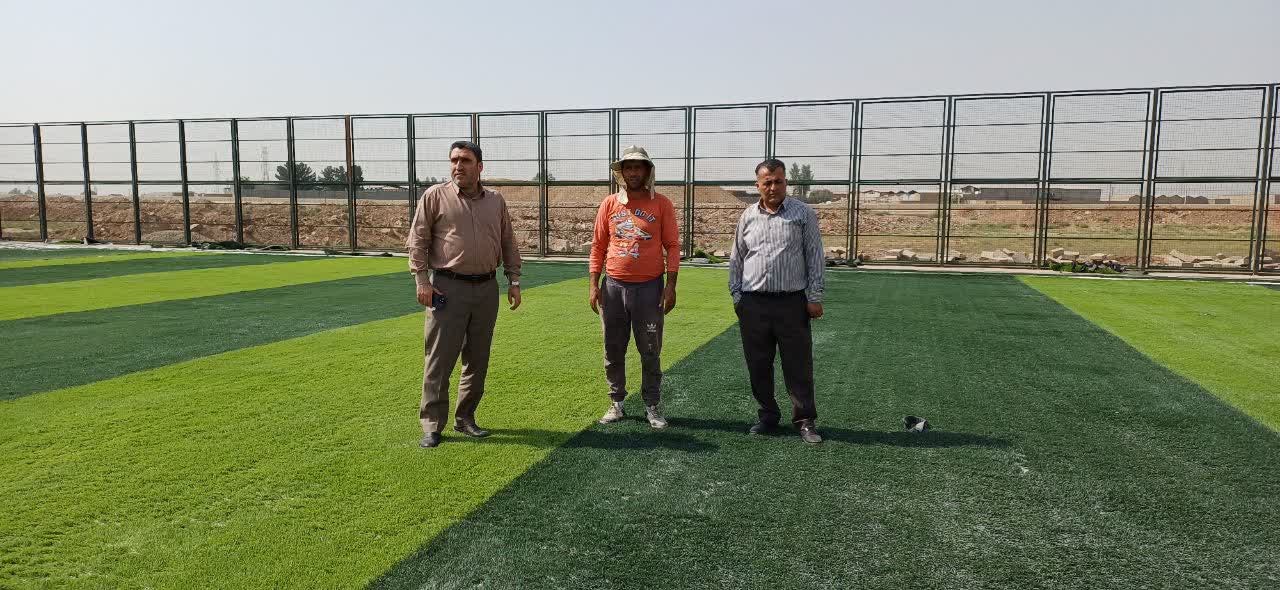 شهردار فرون آباد: با اعتبار 320 میلیارد ریالی زمین چمن مصنوعی شهر افتتاح می شود