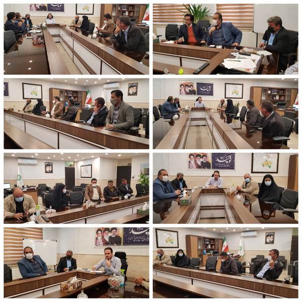  جلسه بررسی مشکلات و ساماندهی اراضی شهر فرون آباد برگزار شد